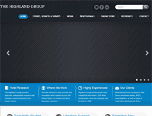Tablet Screenshot of highland-group.net